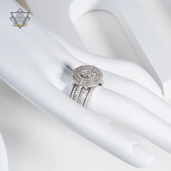 rapper moissanite rings for men